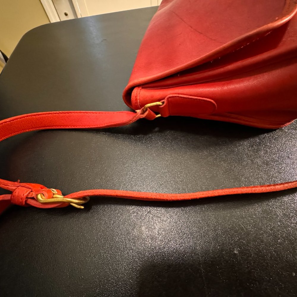 Coach vintage red crossbody bag 3846 - Picture 12 of 16